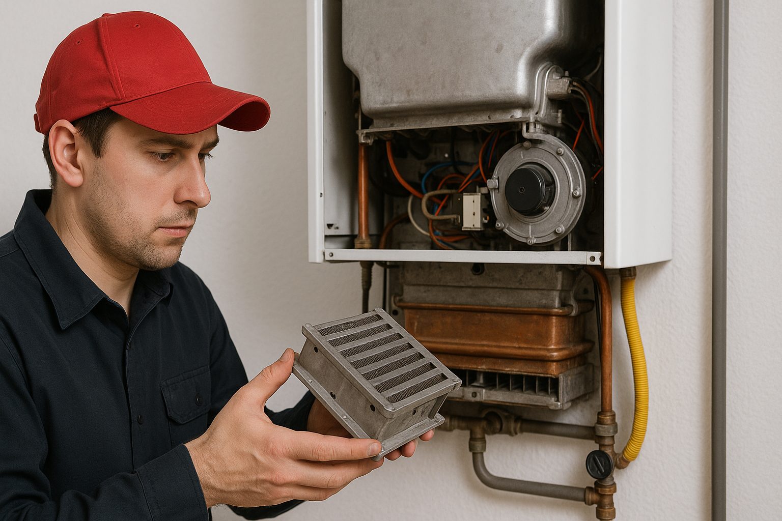 Gastherme reparieren - Brenner austauschen - Brenner Störung - Fabeos Heizungs Service